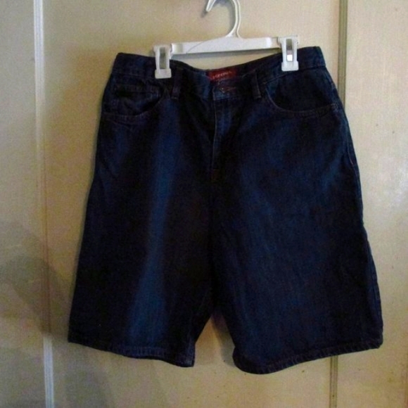 THE ORIGINAL ARIZONA JEAN COMPANY Size 18 Husky Dark Blue Shorts - Picture 1 of 8